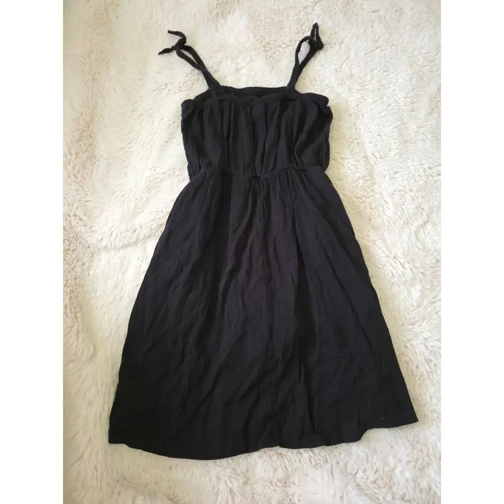 Justice Girls Black Embroidered Floral Boho Romper size 12